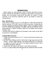 Preview for 8 page of Omega HHM19C User Manual