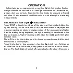 Preview for 8 page of Omega HHM31 User Manual