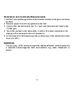 Preview for 13 page of Omega HHM32 User Manual