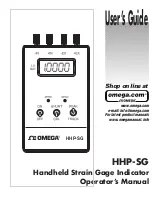 Omega HHP-SG User Manual предпросмотр