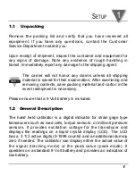 Preview for 5 page of Omega HHP-SG User Manual