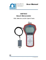 Preview for 1 page of Omega HHP452-A-TS User Manual