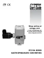 Omega IP210A Series User Manual preview