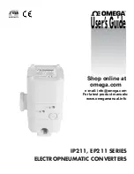 Preview for 1 page of Omega IP211 Series User Manual