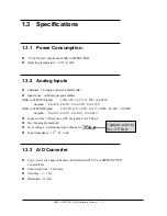 Preview for 7 page of Omega ISA- BUS MULTI-FUNCTIONAL BOARD OME-A822PG Hardware Manual