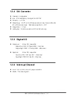 Предварительный просмотр 8 страницы Omega ISA- BUS MULTI-FUNCTIONAL BOARD OME-A822PG Hardware Manual