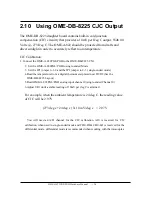 Preview for 38 page of Omega ISA- BUS MULTI-FUNCTIONAL BOARD OME-A822PG Hardware Manual