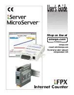Omega iServer Microserver User Manual preview