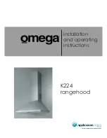 Preview for 1 page of Omega K224 Installation And Operating Instructions Manual