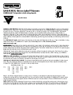 Предварительный просмотр 1 страницы Omega LAQ-XXXX 104 Instruction Sheet