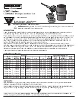 Preview for 1 page of Omega LCWD Series Instruction Sheet