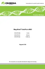 Omega Mag-Bind M1378-00 Product Manual предпросмотр
