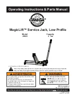 Preview for 1 page of Omega magiclift 29023 Operating Instructions Manual