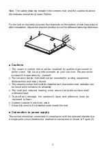 Preview for 4 page of Omega MC-HF645 Instruction Manual