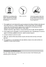 Preview for 9 page of Omega MC-HF645 Instruction Manual