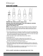 Preview for 9 page of Omega MeGo PBL1000BD Manual