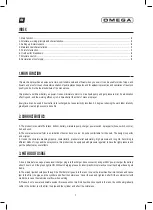 Предварительный просмотр 14 страницы Omega MELBOURNE OM16B User Manual
