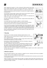 Preview for 7 page of Omega MONTMELO 260 User Manual
