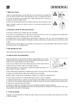 Preview for 8 page of Omega MONTMELO 260 User Manual