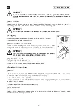 Preview for 13 page of Omega MONTMELO 260 User Manual
