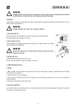 Preview for 31 page of Omega MONTMELO 260 User Manual