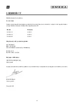 Preview for 20 page of Omega MONZA TTG15T User Manual