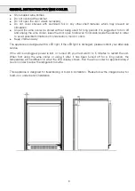Предварительный просмотр 8 страницы Omega NEIL PERRY NPW46 Installation And Maintenance Instructions Manual