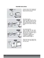 Preview for 6 page of Omega Nutrition Center 8004 Instruction Manual