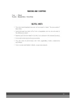 Preview for 13 page of Omega Nutrition Center 8007 Instruction Manual