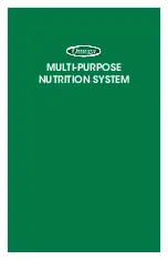 Preview for 12 page of Omega Nutrition Center 8008 User Manual