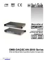 Preview for 1 page of Omega O-DAQSCAN-2000 Series User Manual