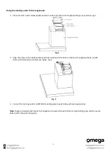 Предварительный просмотр 9 страницы Omega OBC60BX Instruction Manual