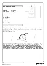 Preview for 5 page of Omega OBFZ82X Instruction Manual