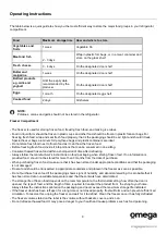 Предварительный просмотр 12 страницы Omega OBMF243FI Instruction Manual