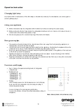 Предварительный просмотр 13 страницы Omega OBMF266FI Instruction Manual