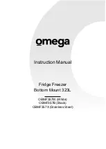 Preview for 1 page of Omega OBMF357B Instruction Manual