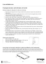 Предварительный просмотр 18 страницы Omega OBMF468X Instruction Manual