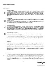 Preview for 11 page of Omega OBO61PX Instruction Manual