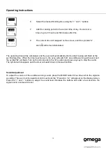 Preview for 15 page of Omega OBO61PX Instruction Manual