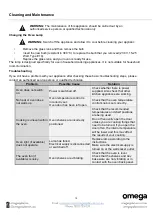 Предварительный просмотр 13 страницы Omega OBO61PXTGG Instruction Manual