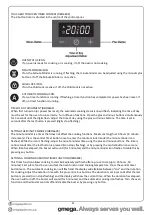 Предварительный просмотр 11 страницы Omega OBO650X Operating And Installation Instructions