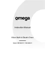 Preview for 1 page of Omega OBO650X1 Instruction Manual