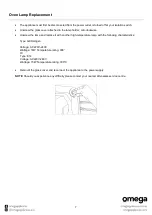 Предварительный просмотр 7 страницы Omega OBO650X1 Instruction Manual