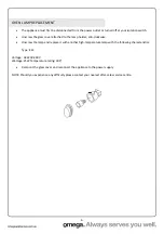 Preview for 6 page of Omega OBO654GG Operating And Installation Instructions