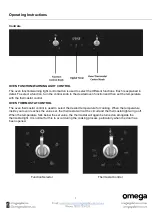 Предварительный просмотр 10 страницы Omega OBO660X2 Instruction Manual