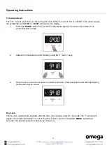 Предварительный просмотр 13 страницы Omega OBO660X2 Instruction Manual