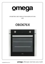 Preview for 1 page of Omega OBO676X Operating And Installation Instructions