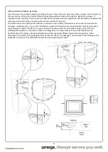 Preview for 8 page of Omega OBO676X Operating And Installation Instructions