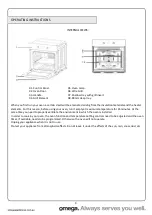 Предварительный просмотр 9 страницы Omega OBO676X Operating And Installation Instructions