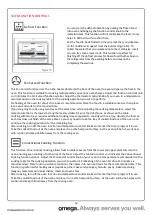 Предварительный просмотр 12 страницы Omega OBO676X Operating And Installation Instructions